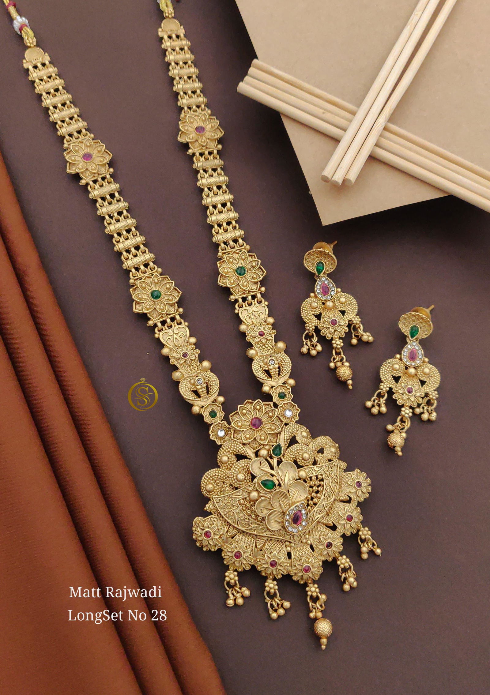 28 MR Matte Bridal Rajwadi Long Set Wholesale Shop In Surat
